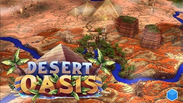 Thumbnail of the Minecraft Bedrock Marketplace product Desert Oasis created by CubeCraft Games.