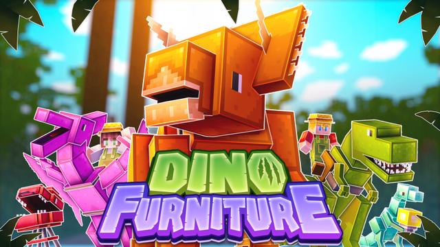 Thumbnail of the Minecraft Bedrock Marketplace product Dino Furniture created by CubeCraft Games.