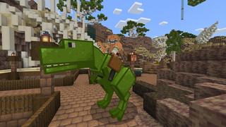 Screenshot of the Minecraft Bedrock Marketplace product Dinosaur Ore created by CubeCraft Games.