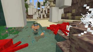 Screenshot of the Minecraft Bedrock Marketplace product Dinosaur Ore created by CubeCraft Games.