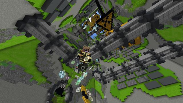 Screenshot of the Minecraft Bedrock Marketplace product Dropper: Switch-Up created by CubeCraft Games.