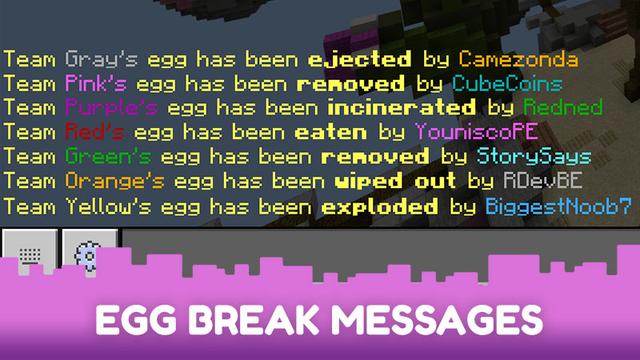Screenshot of the Minecraft Bedrock Marketplace product EggWars - 90 Day Pass created by CubeCraft Games.