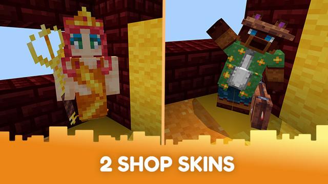 Screenshot of the Minecraft Bedrock Marketplace product EggWars Summer Bundle created by CubeCraft Games.