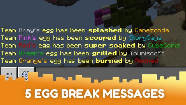 Screenshot of the Minecraft Bedrock Marketplace product EggWars Summer Bundle created by CubeCraft Games.