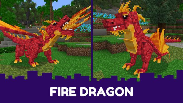 Screenshot of the Minecraft Bedrock Marketplace product Epic Dragon Buddy - UNLOCK FLIGHT created by CubeCraft Games.