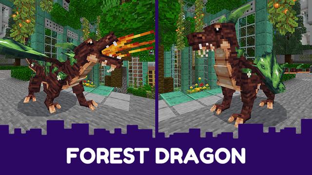 Screenshot of the Minecraft Bedrock Marketplace product Epic Dragon Buddy - UNLOCK FLIGHT created by CubeCraft Games.