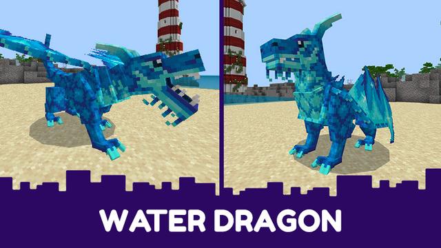 Screenshot of the Minecraft Bedrock Marketplace product Epic Dragon Buddy - UNLOCK FLIGHT created by CubeCraft Games.