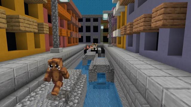Screenshot of the Minecraft Bedrock Marketplace product Escape The Cat created by CubeCraft Games.