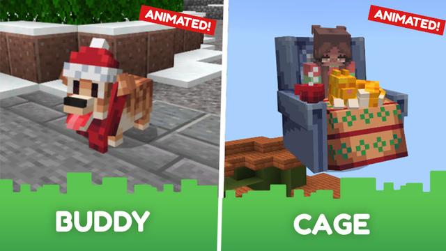 Screenshot of the Minecraft Bedrock Marketplace product Festive Bundle created by CubeCraft Games.