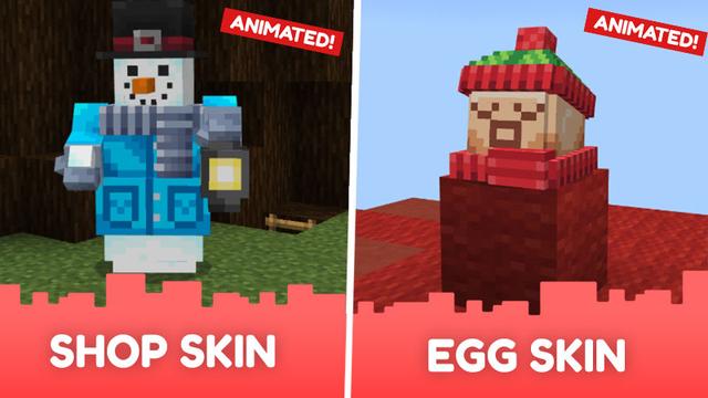 Screenshot of the Minecraft Bedrock Marketplace product Festive Bundle created by CubeCraft Games.