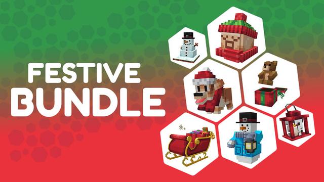 Thumbnail of the Minecraft Bedrock Marketplace product Festive Bundle created by CubeCraft Games.