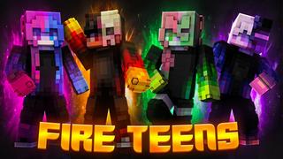 Thumbnail of the Minecraft Bedrock Marketplace product Fire Teens created by CubeCraft Games.
