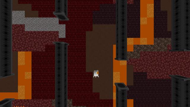 Screenshot of the Minecraft Bedrock Marketplace product Flappy Dragon created by CubeCraft Games.