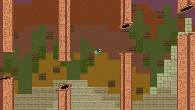Screenshot of the Minecraft Bedrock Marketplace product Flappy Dragon created by CubeCraft Games.