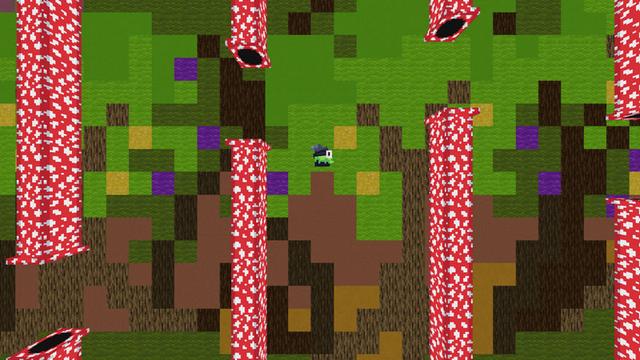 Screenshot of the Minecraft Bedrock Marketplace product Flappy Dragon created by CubeCraft Games.