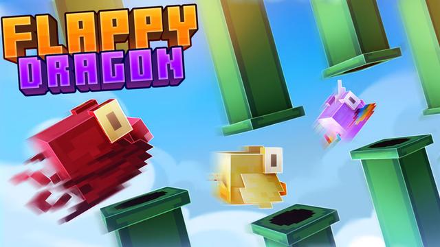 Thumbnail of the Minecraft Bedrock Marketplace product Dragón Flappy created by CubeCraft Games.