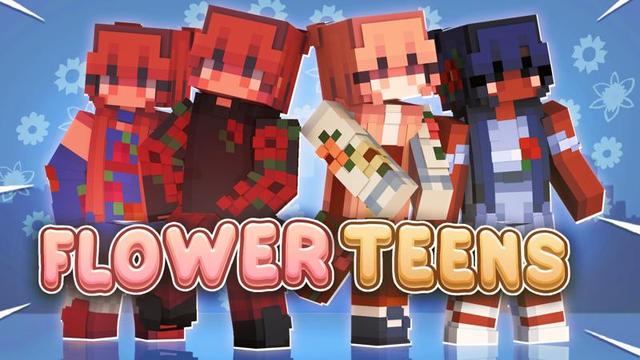 Thumbnail of the Minecraft Bedrock Marketplace product Flower Teens created by CubeCraft Games.