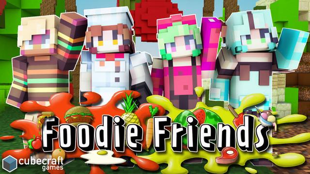 Thumbnail of the Minecraft Bedrock Marketplace product Foodie Friends created by CubeCraft Games.