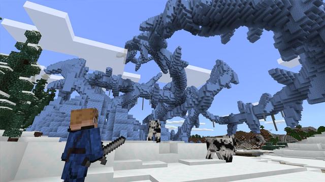 Screenshot of the Minecraft Bedrock Marketplace product Frostlands created by CubeCraft Games.
