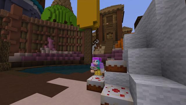 Screenshot of the Minecraft Bedrock Marketplace product Frozen Treats created by CubeCraft Games.