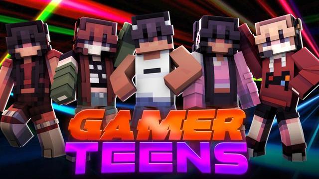 Thumbnail of the Minecraft Bedrock Marketplace product Gamer Teens created by CubeCraft Games.