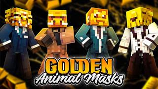 Thumbnail of the Minecraft Bedrock Marketplace product Golden Animal Masks created by CubeCraft Games.