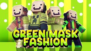 Thumbnail of the Minecraft Bedrock Marketplace product Green Mask Fashion created by CubeCraft Games.