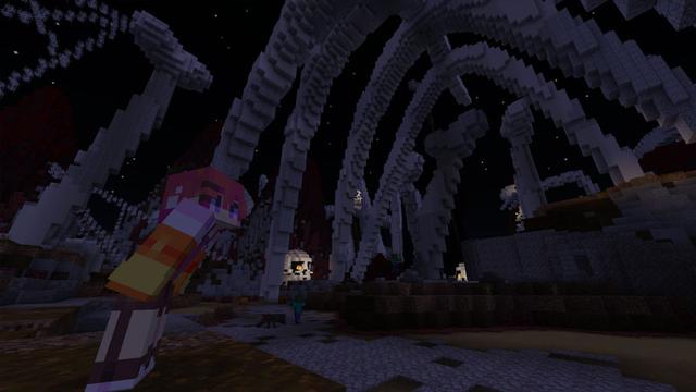 Screenshot of the Minecraft Bedrock Marketplace product Haunted created by CubeCraft Games.