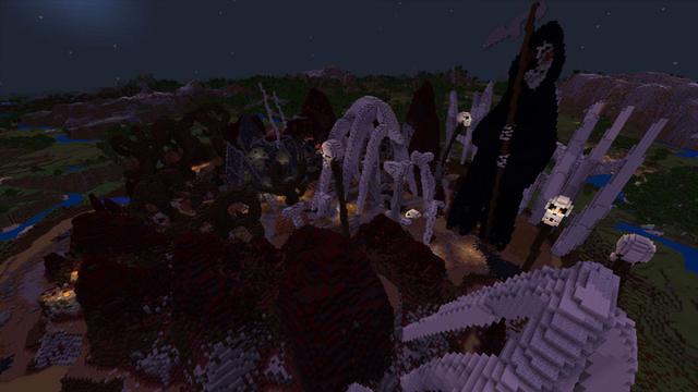 Screenshot of the Minecraft Bedrock Marketplace product Haunted created by CubeCraft Games.