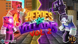 Thumbnail of the Minecraft Bedrock Marketplace product Heroes vs Villains: VOL 2 created by CubeCraft Games.