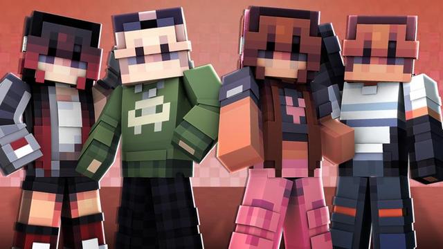 Thumbnail of the Minecraft Bedrock Marketplace product Highschool Outfits created by CubeCraft Games.