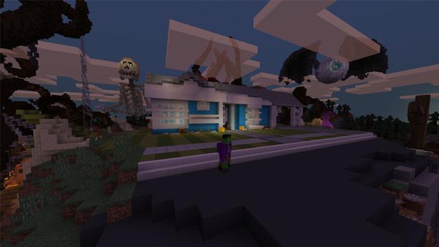 Screenshot of the Minecraft Bedrock Marketplace product Horror House created by CubeCraft Games.