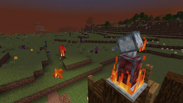 Screenshot of the Minecraft Bedrock Marketplace product Horror Mode created by CubeCraft Games.