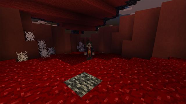 Screenshot of the Minecraft Bedrock Marketplace product Horror Mode created by CubeCraft Games.