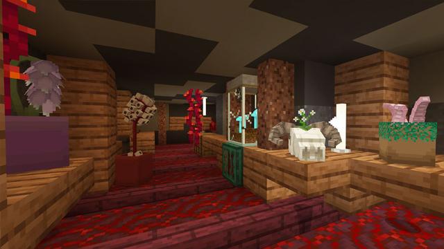 Screenshot of the Minecraft Bedrock Marketplace product House Plants created by CubeCraft Games.
