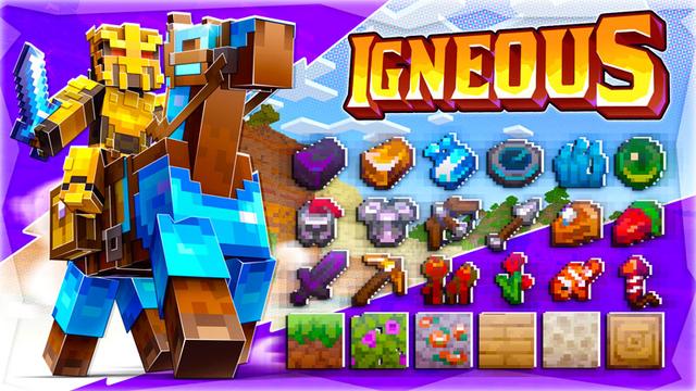 Igneous by CubeCraft Games | CHUNK - Minecraft Bedrock Marketplace Explorer