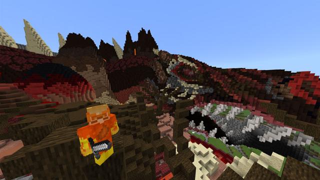 Screenshot of the Minecraft Bedrock Marketplace product Inferno created by CubeCraft Games.