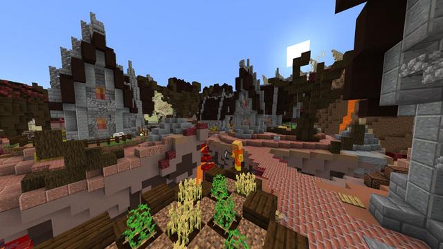 Screenshot of the Minecraft Bedrock Marketplace product Inferno created by CubeCraft Games.