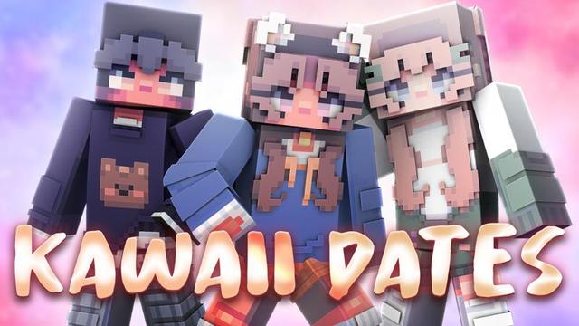 Thumbnail of the Minecraft Bedrock Marketplace product Kawaii Dates created by CubeCraft Games.