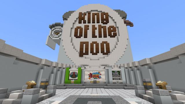 Screenshot of the Minecraft Bedrock Marketplace product King of the Poo created by CubeCraft Games.