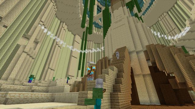 Screenshot of the Minecraft Bedrock Marketplace product Lost City created by CubeCraft Games.