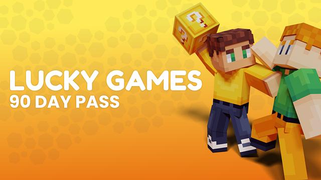 Thumbnail of the Minecraft Bedrock Marketplace product Lucky Games - 90 Day Pass created by CubeCraft Games.