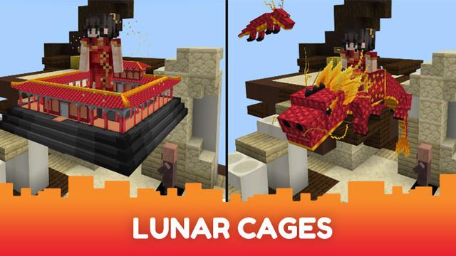 Screenshot of the Minecraft Bedrock Marketplace product Lunar Bundle created by CubeCraft Games.