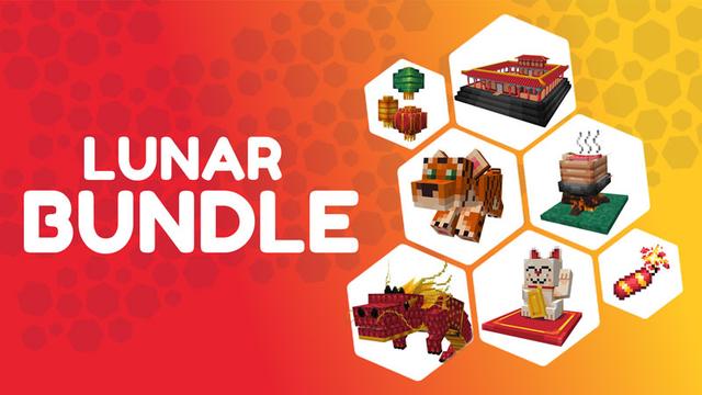 Thumbnail of the Minecraft Bedrock Marketplace product Lunar Bundle created by CubeCraft Games.