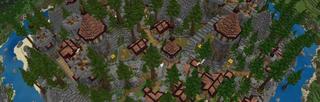 Panorama of the Minecraft Bedrock Marketplace product Medieval Castle created by CubeCraft Games.
