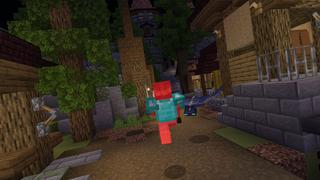 Screenshot of the Minecraft Bedrock Marketplace product Medieval Castle created by CubeCraft Games.