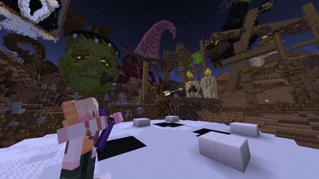 Screenshot of the Minecraft Bedrock Marketplace product MinerWare: Horror created by CubeCraft Games.