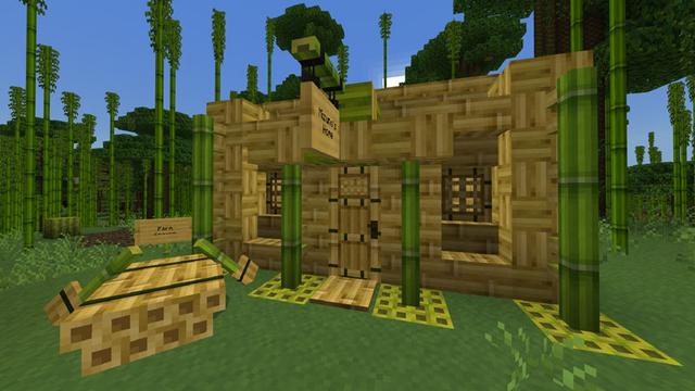 Screenshot of the Minecraft Bedrock Marketplace product Mizuno Craft created by CubeCraft Games.