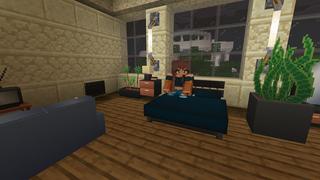 Screenshot of the Minecraft Bedrock Marketplace product Modern Furniture created by CubeCraft Games.