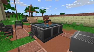 Screenshot of the Minecraft Bedrock Marketplace product Modern Furniture created by CubeCraft Games.